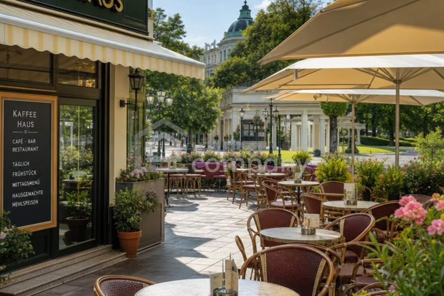 Falstaff - Gault Millau ausgezeichnetes Kaffeehaus in wirtschaftsstarker NÖ Bezirkshauptstadt, Gewerbeobjekt-kauf, 1.100.000,€, 2500 Baden