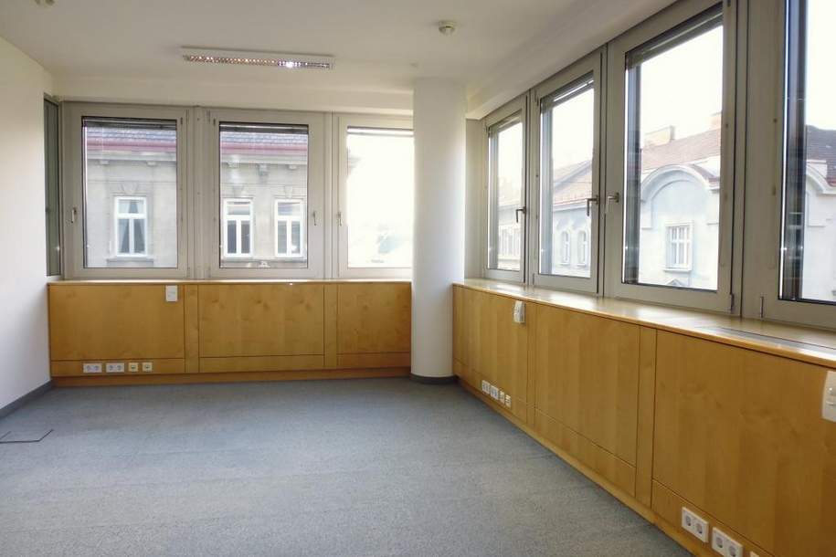 Moderne Bürofläche mit Terrasse und Concierge-Service (Preise exkl. MwSt.), Gewerbeobjekt-miete, 9.365,17,€, 1050 Wien 5., Margareten