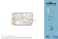 Rooftop-Pool! Wunderschöne 2-Zimmerwohnung mit einzigartigem Ausblick im Triiiple!