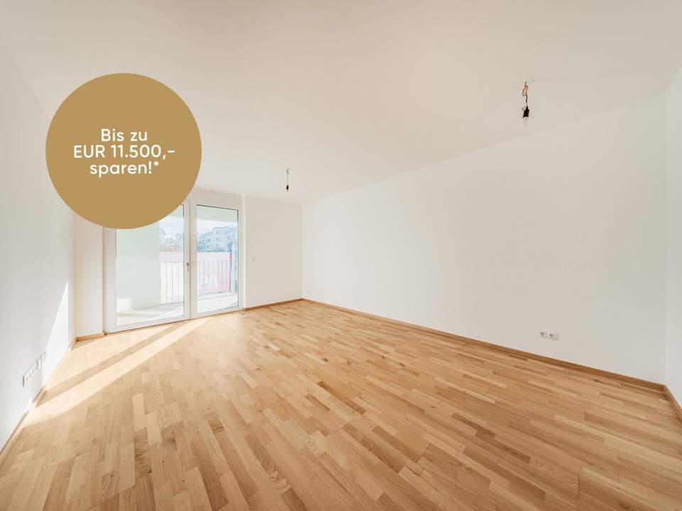 Wohnen am Puls der Stadt – Perfekt geschnittene 3-Zimmer Neubauwohnung