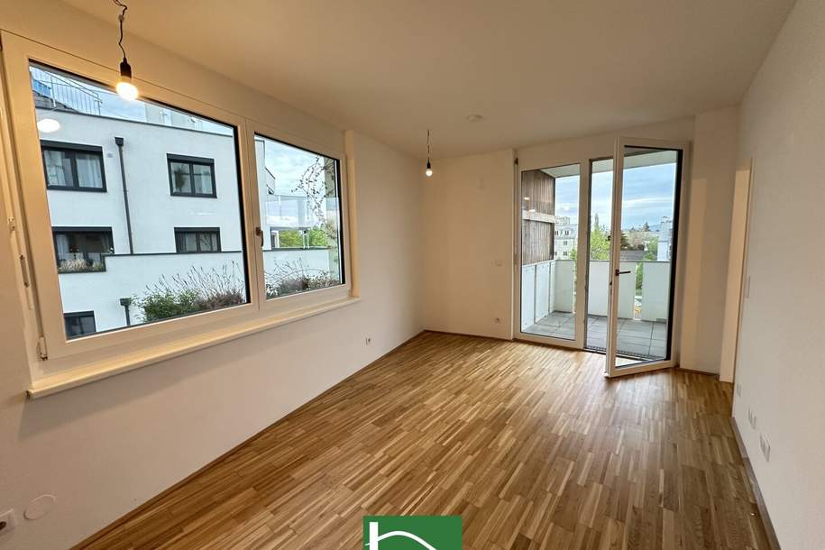 Moderne Wohnung mit Parkblick nahe S-Bahn Atzgersdorf mit Abstellraum und großem Balkon! Ab Juli 2025! FLAIR in the City!, Wohnung-miete, 826,56,€, 1230 Wien 23., Liesing