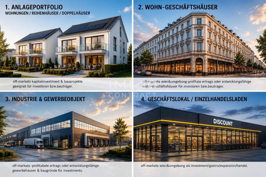 Wohn- &amp; Geschäftshäuser, Gewerbeobjekte , Bauprojekte sowie Handelsflächen, Gewerbeobjekt-kauf, 1140 Wien 14., Penzing