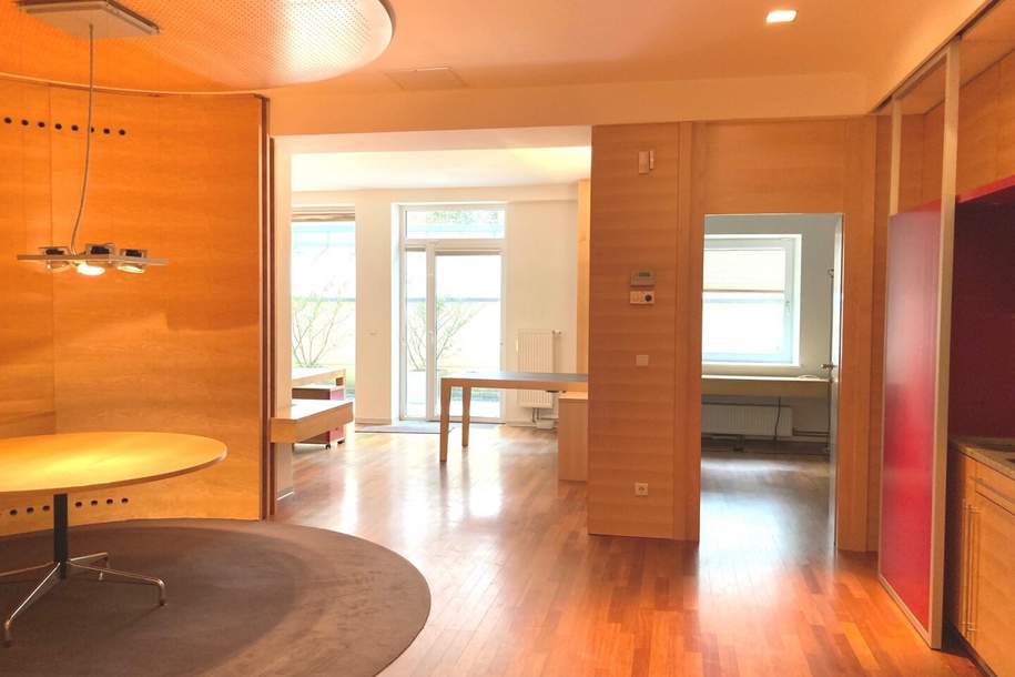 Nußdorfer Platz! Topmoderne Gewerbeimmobilie mit exklusivem Saunabereich + 2 Terrassen, 1190!, Gewerbeobjekt-miete, 7.676,19,€, 1190 Wien 19., Döbling
