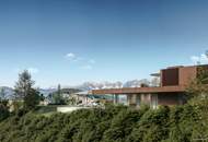 Alleinlage mit Panoramablick und dennoch im Zentrum - Grundstück mit Baugenehmigung in Kitzbühel
