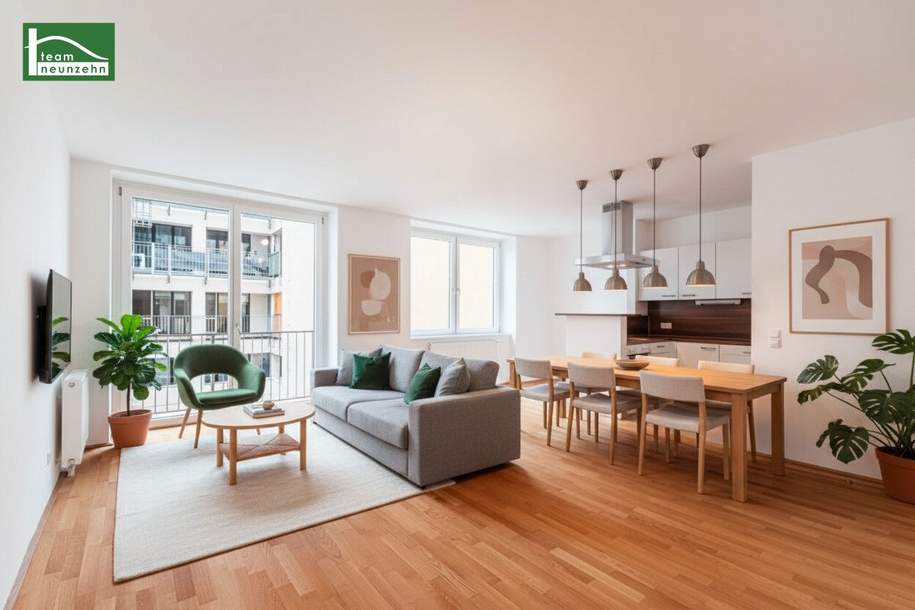 Geräumige 2-Zimmer-Wohnung mit Loggia und Einbauküche – ab sofort beziehbar - JETZT ANFRAGEN, Wohnung-miete, 1.200,99,€, 1100 Wien 10., Favoriten