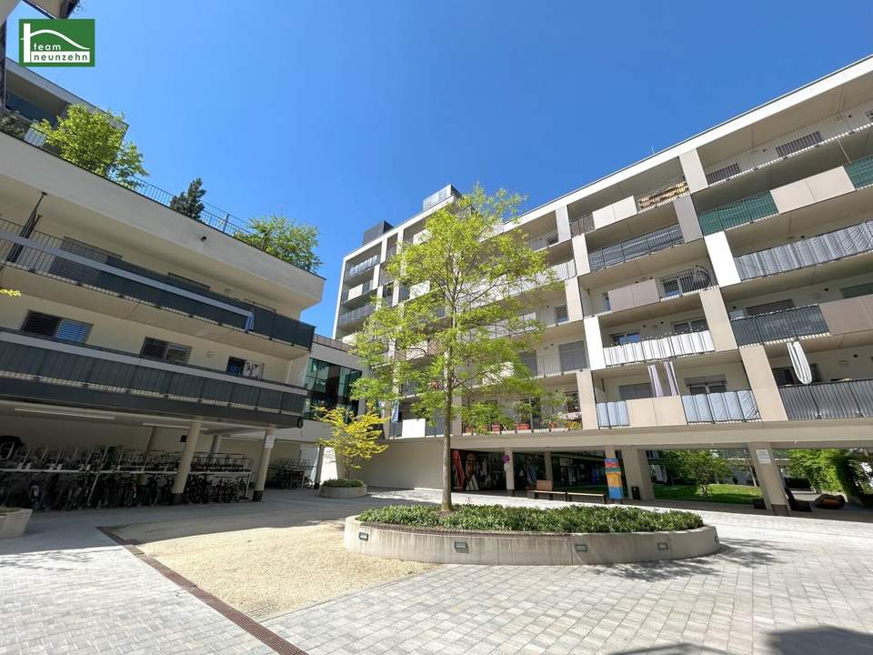 Brauquartier Puntigam – Idyllische 2-Zimmer-Wohnung mit Freifläche!