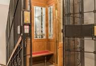 BÖRSE-NÄHE, klimatisiertes 98 m2 Dachgeschoss mit 9 m2 Terrasse, 3 Zimmer, Extraküche, 2 Bäder, Gonzagagasse