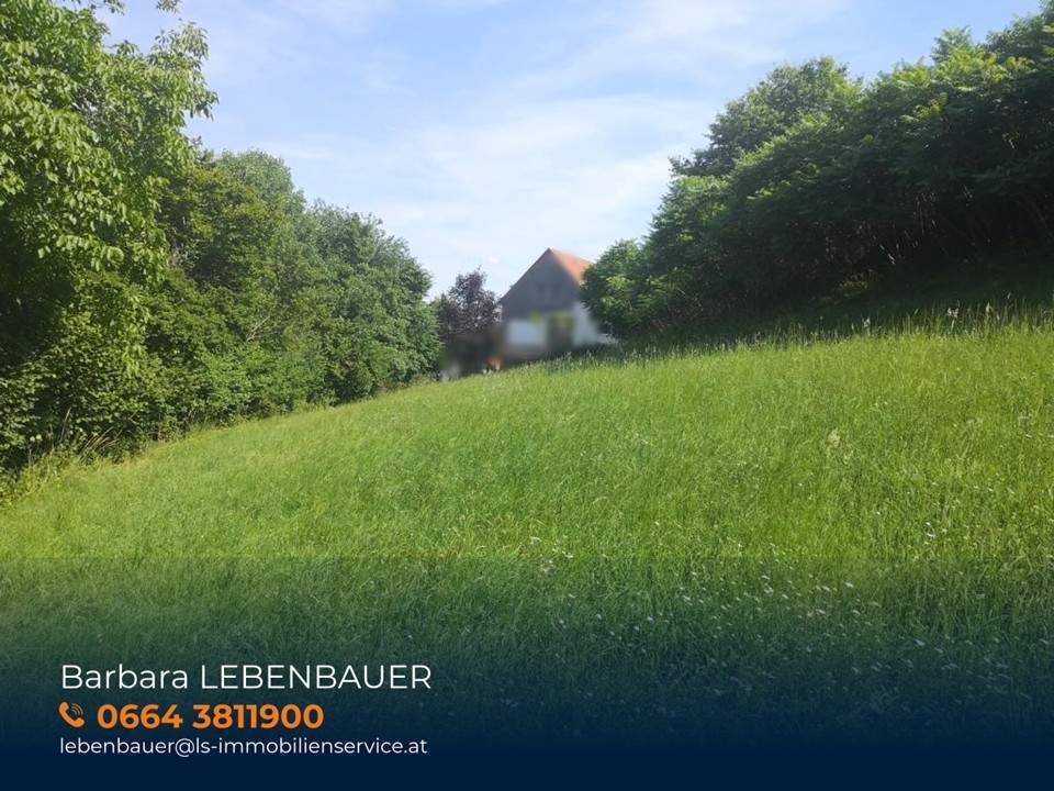 Sonniges Baugrundstück mit Aussicht im Naturpark Pöllauer Tal – nahe Hartberg