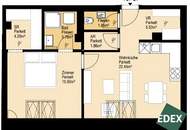 Erstbezug nach Sanierung: Schöne 2-Zimmer-Wohnung mit Top-Anbindung