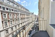 REPRÄSENTATIVE ALTBAUWOHNUNG MIT BALKON NAHE BÖRSE