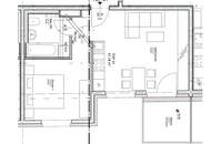 2-Zimmer-Neubauwohnung inkl. Komplettküche, Balkon-Außenfläche und Kellerabteil/ PG15 Top 31