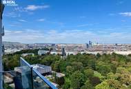 FASZINIERENDER AUSBLICK - möbliertes PARKAPARTMENT am BELVEDERE