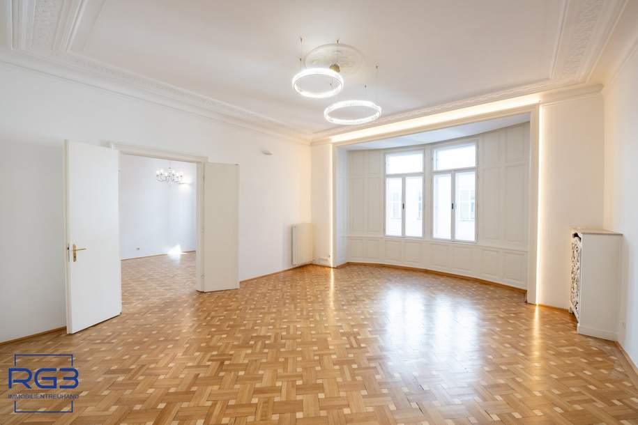 Repräsentatives Büro/Praxis in 1010 Wien mit 3 Zimmer & Balkon, Gewerbeobjekt-miete, 2.701,54,€, 1010 Wien 1., Innere Stadt