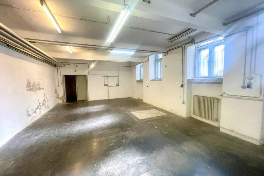 Geräumiges Lager/Hobbyraum am Arenbergpark zu mieten -KEIN DIREKTER STRASSENZUGANG!, Gewerbeobjekt-miete, 499,00,€, 1030 Wien 3., Landstraße