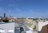 Energieneutrale 2 Zimmer Single - DG Wohnung mit Balkon und großer Terrasse - 360° Stadtblick!