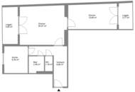 Jedes Zimmer hat eine eigene Loggia!