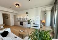 Neubau-Erstbezug DANUBEFLATS: Pool, Gym, Bar, Lounges, Supermarkt uvm. im Gebäude, Top Infrastruktur