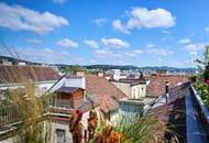 "Dachgeschoss-Maisonette mit Terrasse &amp; Fernblick | Wohnen auf 2 Ebenen am Fuße des Wilhelminenberg"