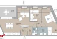ANLEGERHIT | Gut aufgeteilte 3-Zimmerwohnung mit Terrasse und Grünblick