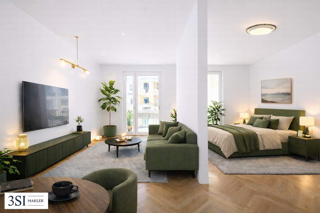 Ruhig &amp; sonnig - genießen Sie Ihr Apartment mit Balkon mitten in der Stadt