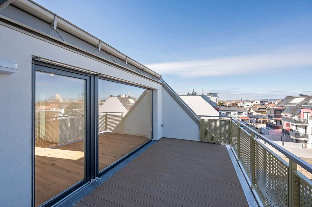 +++ESSLING 41+++2-Zimmer NEUBAU-Dachgeschoss-ERSTBEZUG mit ca. 11m² Terrasse!