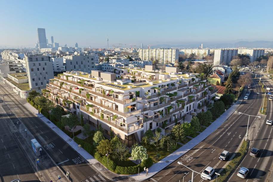 Terrazza22 - Ein Zuhause zum Aufblühen in der Aladar-Pecht-Gasse 15+17, 1220 Wien, Wohnung-kauf, 241.000,€, 1220 Wien 22., Donaustadt