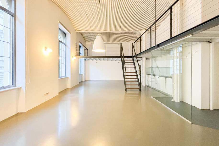 Loft-Büro in alter Dampfmaschinenfabrik, Gewerbeobjekt-miete, 3.020,55,€, 1020 Wien 2., Leopoldstadt