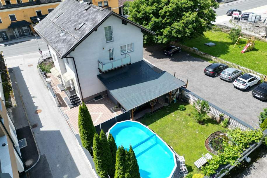 "Planschen, Wohnen und Arbeiten" - Wohn & Geschäftshaus im Zentrum von Schwarzach, Haus-kauf, 899.000,€, 5620 Sankt Johann im Pongau