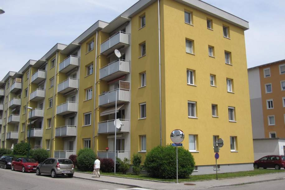 Moderne 2-Zimmer-Wohnung mit Balkon und hochwertiger Ausstattung Nähe Krankenhaus Wels, Wohnung-kauf, 149.000,€, 4600 Wels(Stadt)