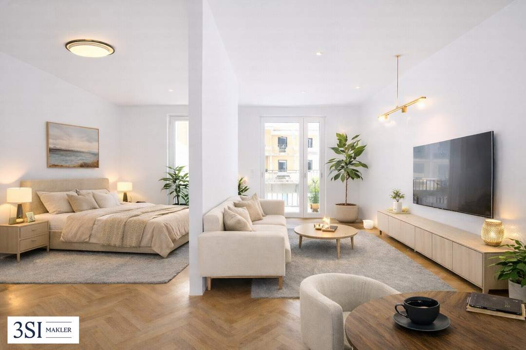 Residieren zwischen Donau und Prater - Eine lichtdurchflutete 2-Zimmer-Wohnung zum Verlieben