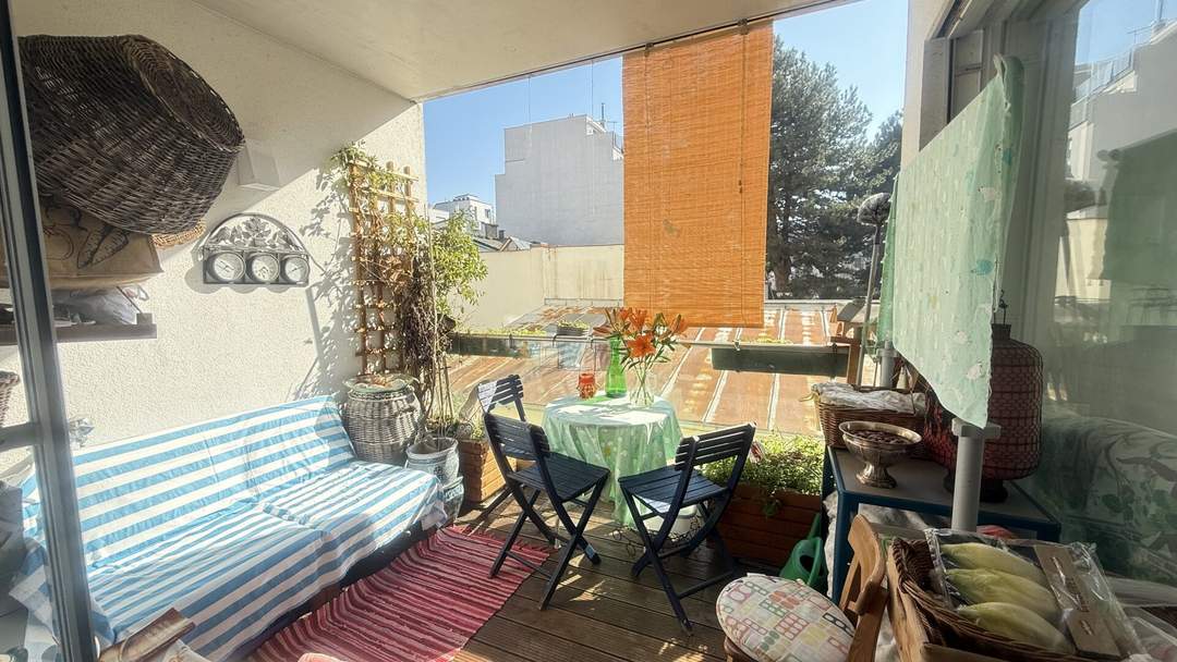 Wohnen mit Urlaubsfeeling Pur mit Weitblick auf die Obere Alte Donau: 4-Zimmer mit gartenseitiger Loggia!