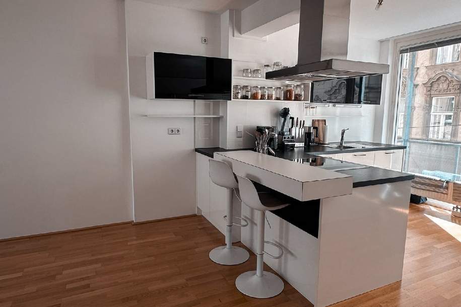 Moderne 4 Zimmerwohnung in zentrumsnaher Lage, Wohnung-miete, 2.476,74,€, 1070 Wien 7., Neubau