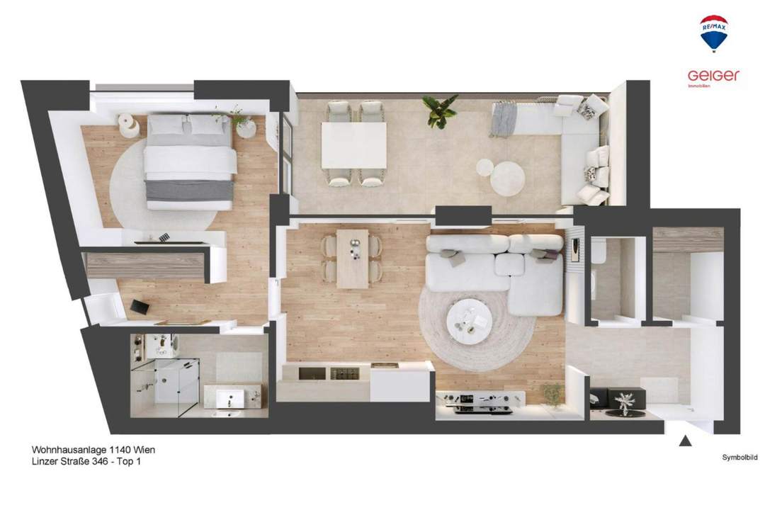 Neubau Erstbezug 1140 | 2 Zimmer | Loggia | PROVISIONSFREI