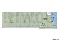 88m² Büro | 3 Zimmer, Empfang & Teeküche | Parkplätze | IZ-Süd