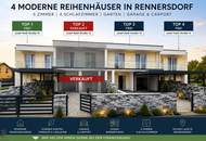 Drei moderne Reihenhäuser mit 4 Schlafzimmern, Garten, Garage und Carport – Erstbezug in Rennersdorf