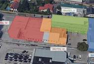 Grundstück mit vier Baukörpern - Büro-, Geschäfts- und Gewerbegebäude inkl. Parkplätzen in Vösendorf