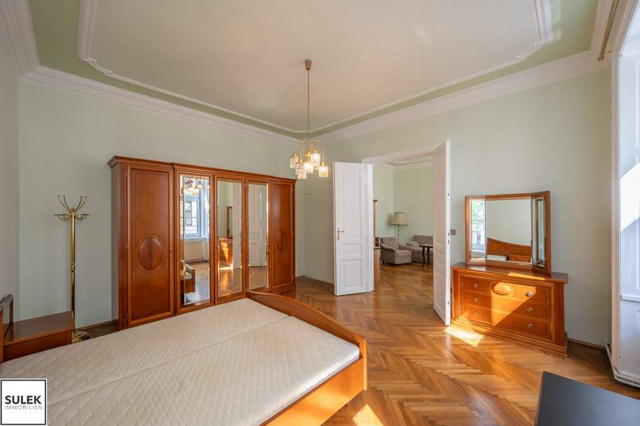 ab 15.05.2026: teilmöblierte 2-Zimmer-Altbau-Wohnung (partly furnited one bedroom apartment) in zentraler &amp; ruhiger Lage, Wohnung-miete, 1.007,31,€, 1030 Wien 3., Landstraße