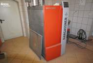 Großes Wohnhaus, großer Garten, große Maschinenhalle