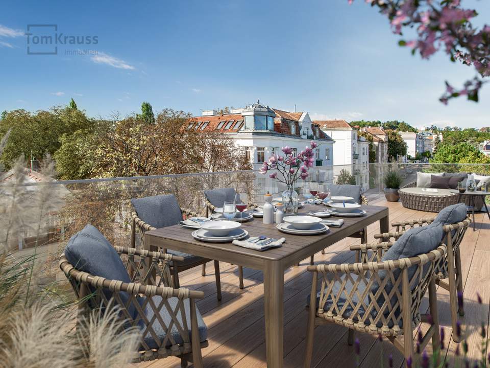 PENTHOUSE MIT PANORAMA-DACHTERRASSE IN ABSOLUTER BESTLAGE VON 1190