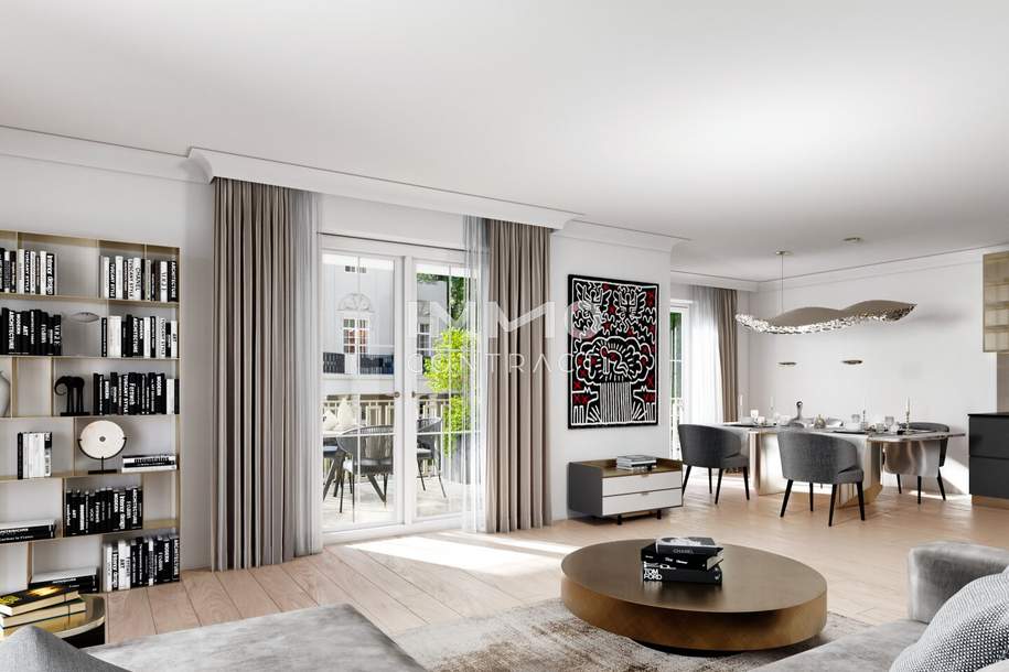 Grand Living: Stilvolle 3-Zimmer-Residenz mit Pool und Noblesse: Palais &amp; Villa, Wohnung-kauf, 1190 Wien 19., Döbling