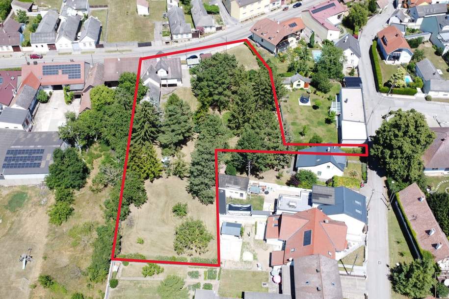 DB IMMOBILIEN | Großes Grundstück ° Bauland-Agrar Widmung ° mit viel Potenzial und sanierungsbedürftigem Haus zu kaufen!, Haus-kauf, 630.000,€, 2213 Mistelbach