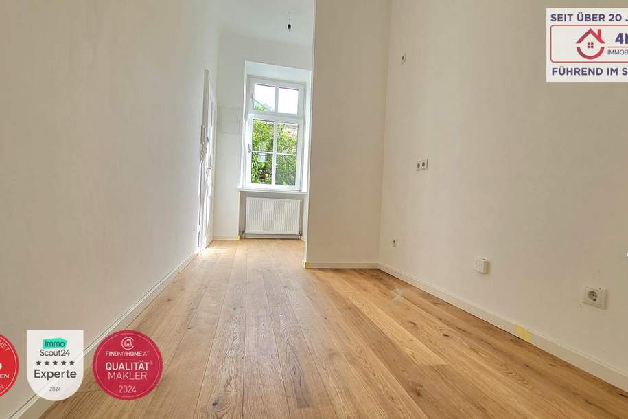 Erstbezug nach Sanierung! Smarte 1 Zimmer Stil-Altbauwohnung in top zentraler Lage in 1030 Wien (U3 Nähe), Wohnung-kauf, 235.000,€, 1030 Wien 3., Landstraße