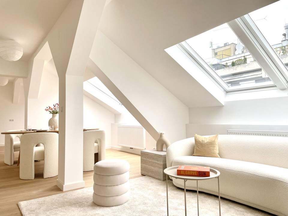 Exklusive Dachgeschoßwohnung in 1030 Wien: Erstbezug mit Terrasse &amp; 3 Zimmern!