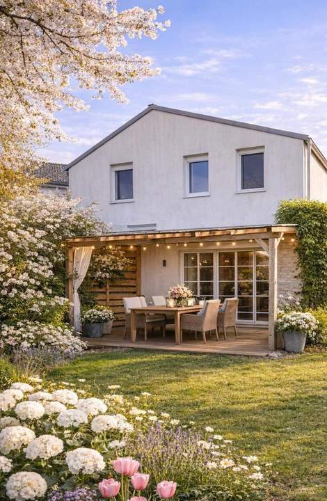 ++ IDEALE Doppelhaushälfte mit SONNIGEM GARTEN ++ Stetten