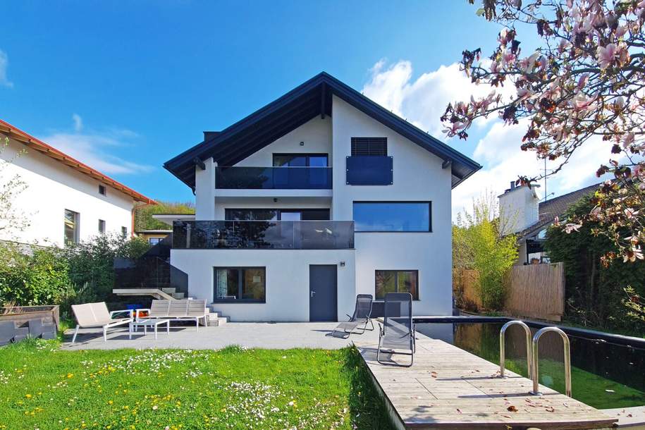 Familienwohntraum mit Naturpool, Sauna und genialem Panoramablick unweit Gablitzer Zentrum, Haus-kauf, 1.290.000,€, 3003 Sankt Pölten(Land)