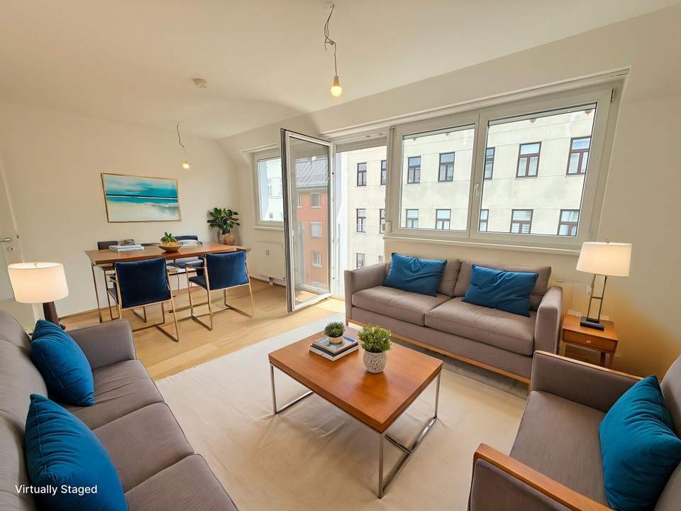 1160! ERSTBEZUG 2-Zimmer Eigentum nahe Stadthalle UNTER € 260.000