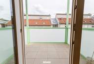 Gut geschnittene 3 Zimmer Dachgeschoßwohnung in ruhiger Innenhoflage mit Balkon