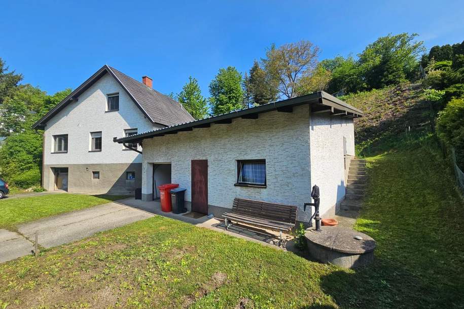 SOLIDES WOHNHAUS MIT NEBENGEBÄUDE, Haus-kauf, 299.000,€, 3033 Sankt Pölten(Land)