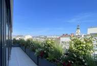 Exklusiver Erstbezug: Außergewöhnliches Penthouse mit XL-Dachterrasse im Herzen von Klagenfurt