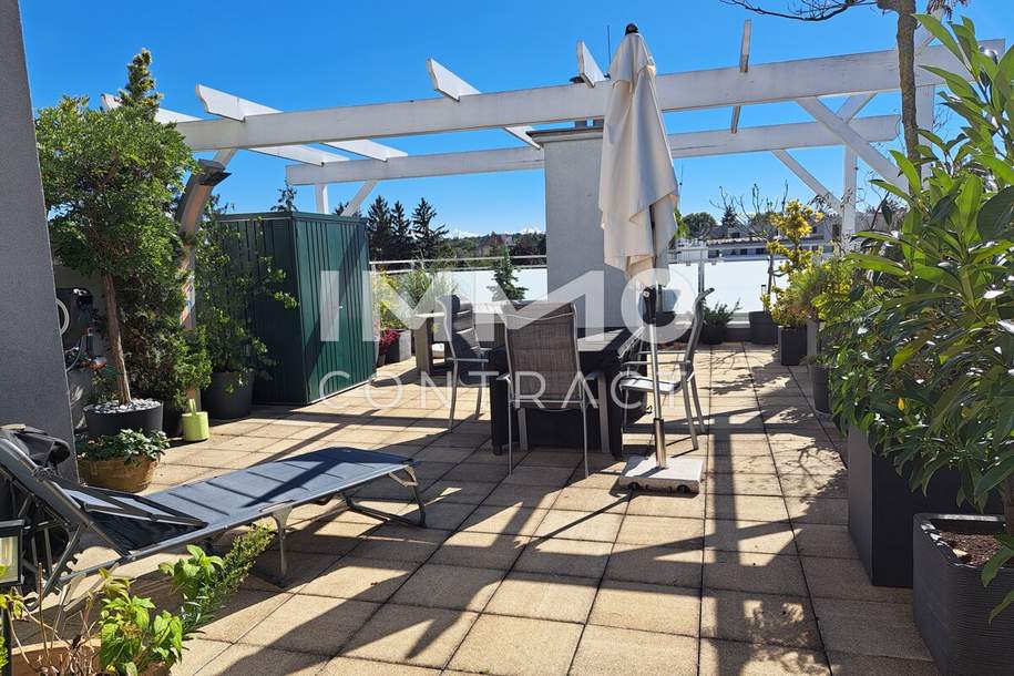 AUßERGEWÖHNLICHE DACHGESCHOSSWOHNUNG mit XL- Terrasse und XL Garagenplatz- Topzustand- Top Preis in 1130 Wien !, Wohnung-kauf, 690.000,€, 1130 Wien 13., Hietzing